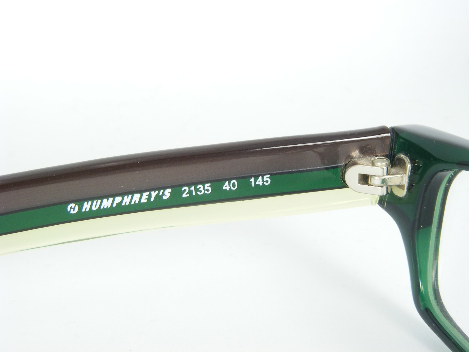 Humphrey's Eschenbach 2135 40 Vert Lunettes Monture 52-15-145mm (Notes) Item image 11