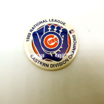 Chicago Cubs 1989 National League Eastern Division Champions 3 1/2” Butt... - $4.84