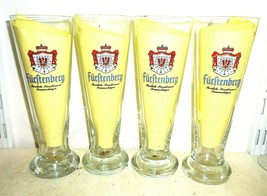 4 Furstenberg Donaueschingen Vtg. German Beer Glasses - £11.59 GBP