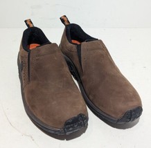Merrell Women&#39;s Jungle Mock Slip-On Brown Leather Size 8 Select Dry EUC - £18.66 GBP