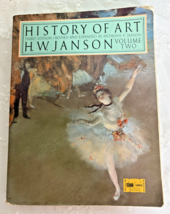 History of Art Volume Two H.W. Janson 3rd Edition Paperback 1986 Prentic... - $353.05 MXN