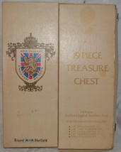 Vintage Regent Sheffield English Cutlery 19-Piece/set Treasure Chest INCOMPLETE - £29.88 GBP
