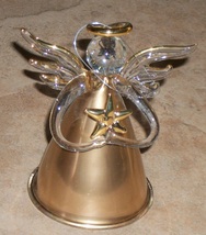  gilden glass angel ornament nib avon - £14.05 GBP