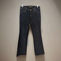 American Rag Cie Low Rise Bootcut Denim Jeans Size 7 Inseam 31.5 Dark Wash - $17.81