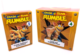 McDonald&#39;s Happy Meal Toy Activison Crash Team Rumble Bundle Plush &amp; Card Game - £6.69 GBP