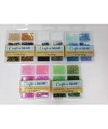Crafter&#39;s Square Glass Beads 1.1 oz. - £4.81 GBP