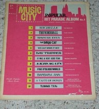 The Beatles Songbook Music City Popular Hit Parade Album No. 4 Vintage 1966 - £19.91 GBP