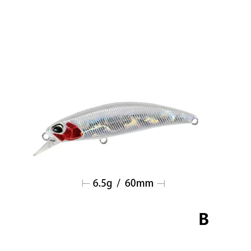 Minnow 60mm 6.5g fishing lure Mini fish ice swimbait crank japan fishing tackle  - £47.70 GBP
