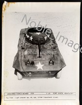 M8 Armored Car 6x6 Top View US Army 1944 Photo Ordnance Force Board Fort Knox KY - £5.82 GBP