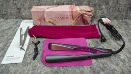 New Landot HS168 2-in-1 Twist Iron Curler/Straightener - BLACK/PINK - $368.56 MXN