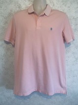 IZOD Advantage Performance Men&#39;s Short Sleeve Polo Pink Stretch Size Medium - £16.91 GBP