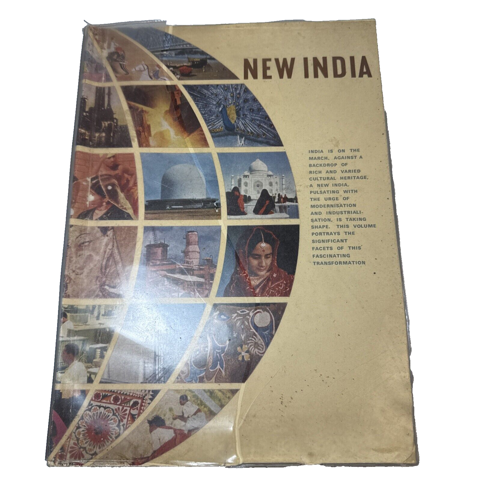 New India Book - History &amp; Advertisements, Rare Historical Edition - £51.06 GBP