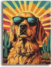 Yomiie 5D Sunglasses Dog Diamond Painting Kits for Adults 30x40cm DIY Wa... - $12.64