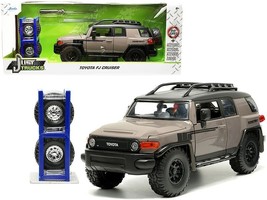 Toyota FJ Cruiser with Roof Rack Brown and Black &quot;Toyo Tires&quot; with Extra Wheels - £40.29 GBP