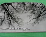 2010 MITSUBISHI ECLIPSE YEAR SPECIFIC OEM FACTORY SUNROOF GLASS FREE SHI... - $225.00