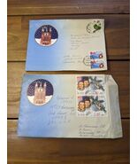 Set Of (2) 1985 Lithuania Christmas Cards To Edmund A Peters - €42,50 EUR