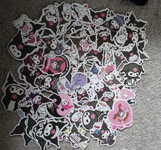 Kuromi and My Melody Stickers Pack| 50pcs Cute My Melody Kuromi Sanrio Sticke - £7.77 GBP
