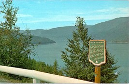 Lookout Point of Shuswap Lake on the scenic highway British Columbia Postcard - £4.12 GBP