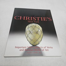 Christie&#39;s Important Silver, Objects of Vertu Russian Works of Art April 11 2003 - $19.98