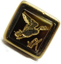Vintage Duck Intaglio Tie Tack Lapel Pin Collectable Gold Tone - £15.65 GBP