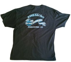 HARLEY DAVIDSON T Shirt RIDE TO LIVE XL Jonesboro AR 2007 Black  - £11.40 GBP