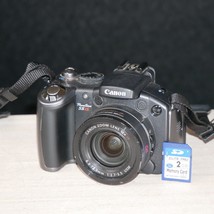 Canon PowerShot S5 IS 8MP 12x Zoom Bridge Digital Camera Black W 2GB SD - £42.80 GBP