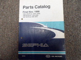 1998 Kia Sephia Service Atelier Réparation Parties Catalogue Manuel Usine OEM - £6.26 GBP