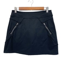Athleta Womens XS Trailside Skirt Skort Black Activewear Pull On Golf Tennis - £19.21 GBP