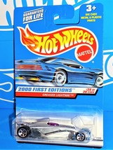 Hot Wheels 2000 First Editions #35 Greased Lightning Grey w/ 5SPs - £1.95 GBP