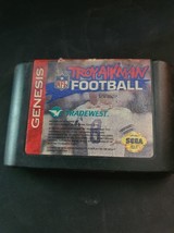 Troy Aikman NFL Football (Sega Genesis, 1994) Cartridge Only Tested - £7.83 GBP