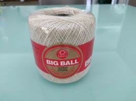 Clark’s Big Ball Crochet Thread size 20 61 ECRU 400 Yards - Sealed Package - $8.54