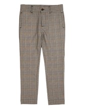 Noma Plaid Houndstooth Slim Trousers Olive Pants 7 NEW - £31.34 GBP
