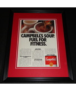 1982 Campbell&#39;s Soup Framed 11x14 ORIGINAL Advertisement - £25.89 GBP