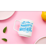 Novelty Mug &quot;Wonderful Mother&quot; Cup Ceramic Coffee Mug Printed on Both Sides - $16.98+