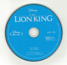 The Lion King (Blu-ray disc) 2019 Disney - £4.23 GBP