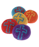 Lot of 12 Hack Style Balls Footbag 90&#39;s Style Stress Ball - Not Hacky Sa... - £22.27 GBP