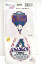 MLB Vintage Arizona Diamondback Magnets - SEALED Package - £2.86 GBP