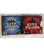 City of Villains &amp; City of Heroes for PC - Lot of 2 Games - £15.21 GBP