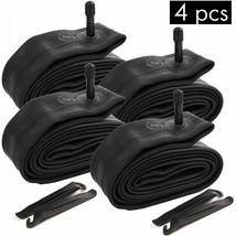 4Pcs 24&quot; Inch Inner Bike Tube 24X1.95-2.125 Bicycle Rubber Tire Interior... - £25.80 GBP