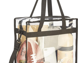 Clear Tote Bag Stadium Security Approved, See through Clear Handbag Purs... - £16.12 GBP