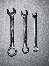 Vintage Craftsman 3-piece Combination Ignition Wrench Set, -V- 1/4 - 7/16 - $12.38