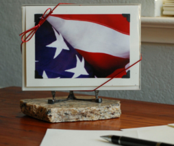 Blank Photo Stationery w/Custom Flag Print, (6) Frameable Print, Gift, P... - $8.50