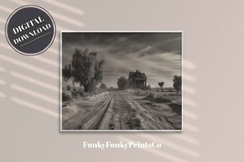 PRINTABLE wall art, Ansel Adams Dust Bowl in the Midwest, Landscape | Do... - £2.79 GBP