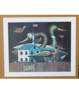Charles Wysocki Decoy and School signed Litho Bernard Pic. Co Print Amer... - $68.76 CAD