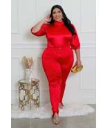 Two Piece Set, Semi-stretch Bodysuit - $95.00