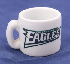 NFL Miniature Coffee Mug Philadelphia Eagles Fan Collectible Ornament Vintage - £4.58 GBP