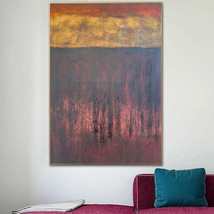 Original Abstract Colorful Paintings on Canvas Textured Wall Art | INSPI... - £376.49 GBP