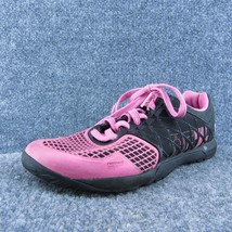 Reebok Crossfit Women Sneaker Shoes Pink Synthetic Lace Up Size 8.5 Medium - $24.75