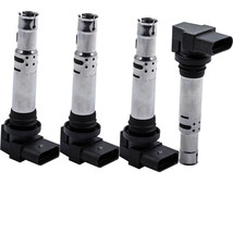 4 Pieces Electronic Ignition Coil For VW Caddy Golf For Audi For Seat 2002-2015 - £40.64 GBP