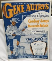 Gene Autry - Vintage Original 1945 Song Folio / Souvenir Program - Vg Condition - £15.73 GBP